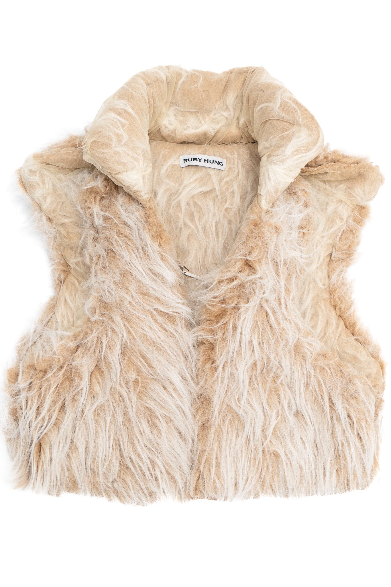 Reversible furry discount vest