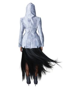 DESTINY BLACK MAXI HAIR SKIRT