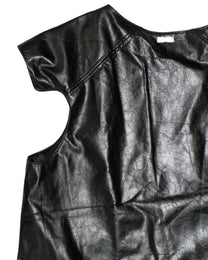 DEWY BLACK LEATHER VEST