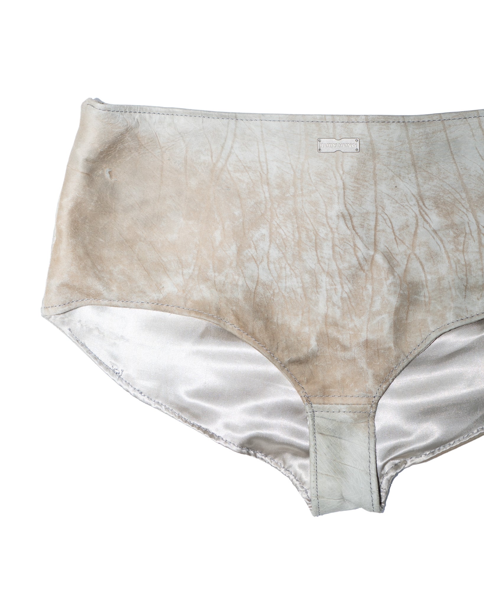 LAMB LEATHER MINI SHORTS