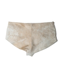 LAMB LEATHER MINI SHORTS