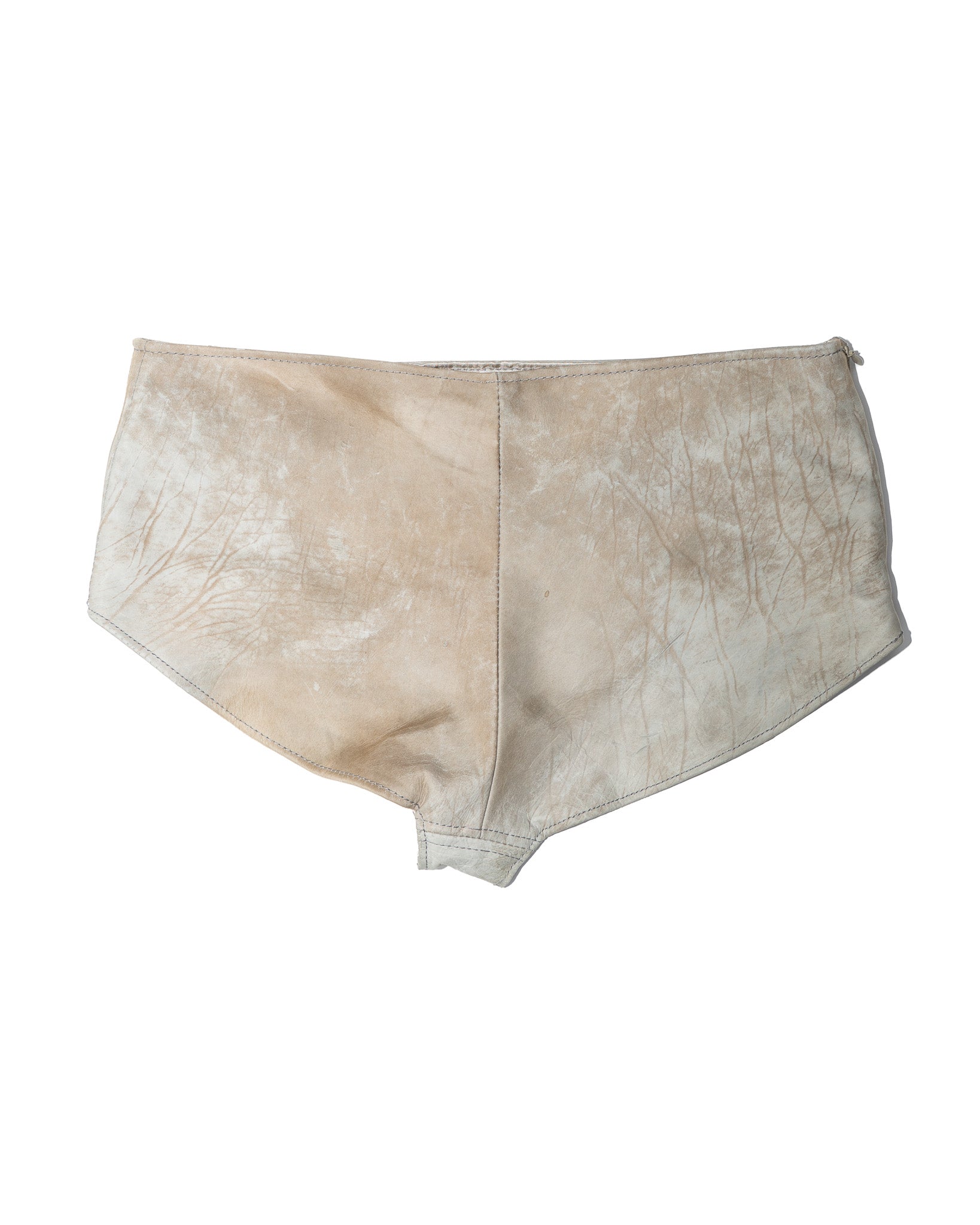 LAMB LEATHER MINI SHORTS