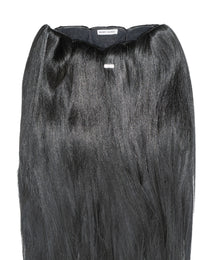 DESTINY BLACK MAXI HAIR SKIRT