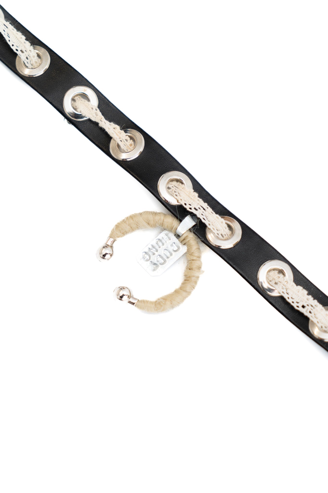 HOOKED HAIR BELT CHOKER