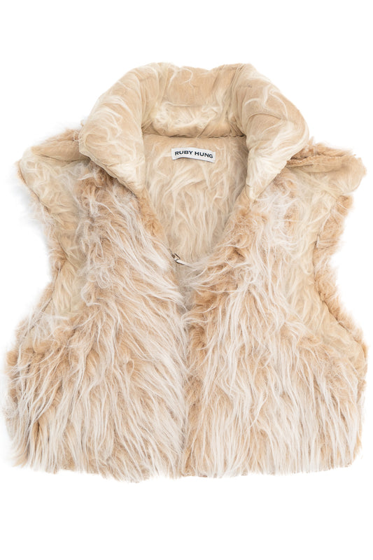 REVERSIBLE FURRY VEST