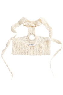 M.CLAUGHLIN HOOP HALTER TOP