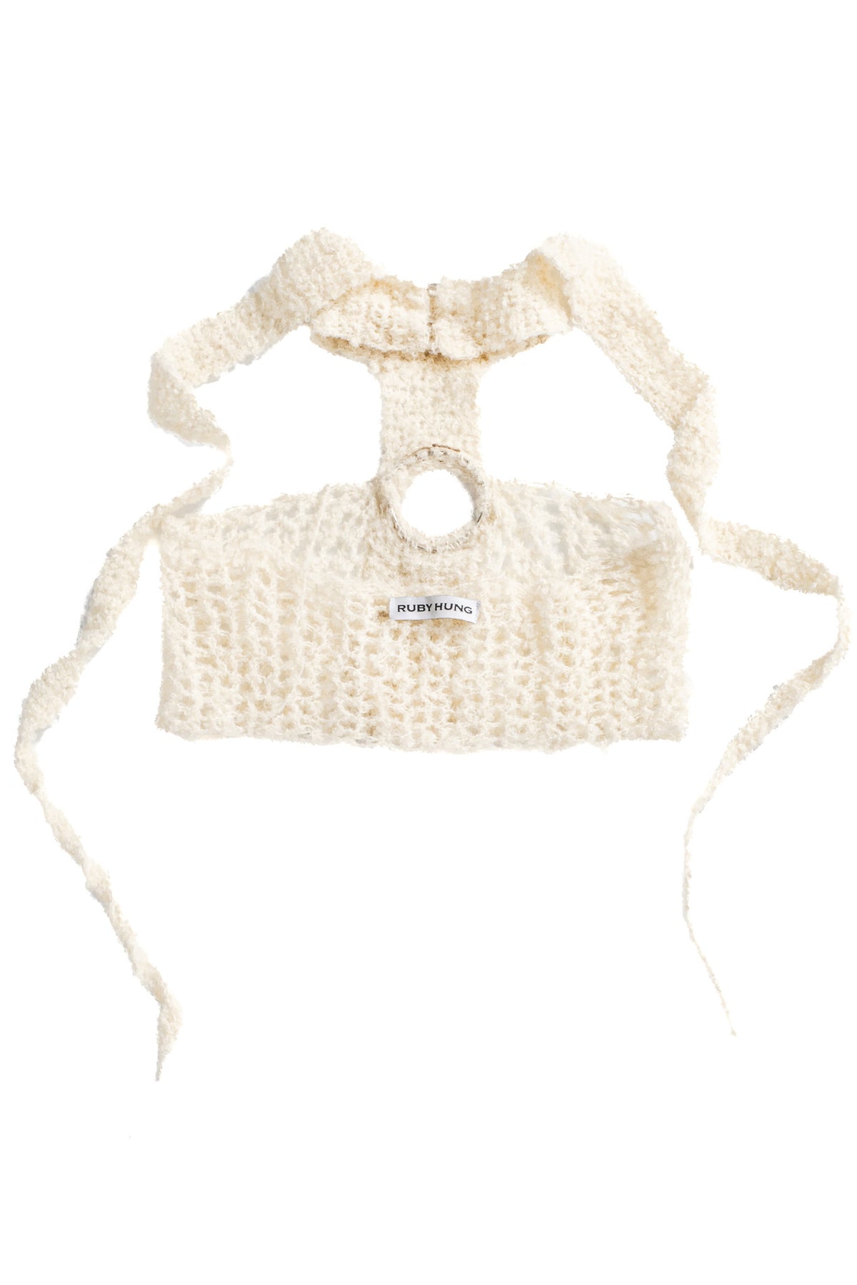 M.CLAUGHLIN HOOP HALTER TOP