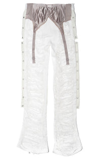 WHORE-MOAN RIPPED JEANS