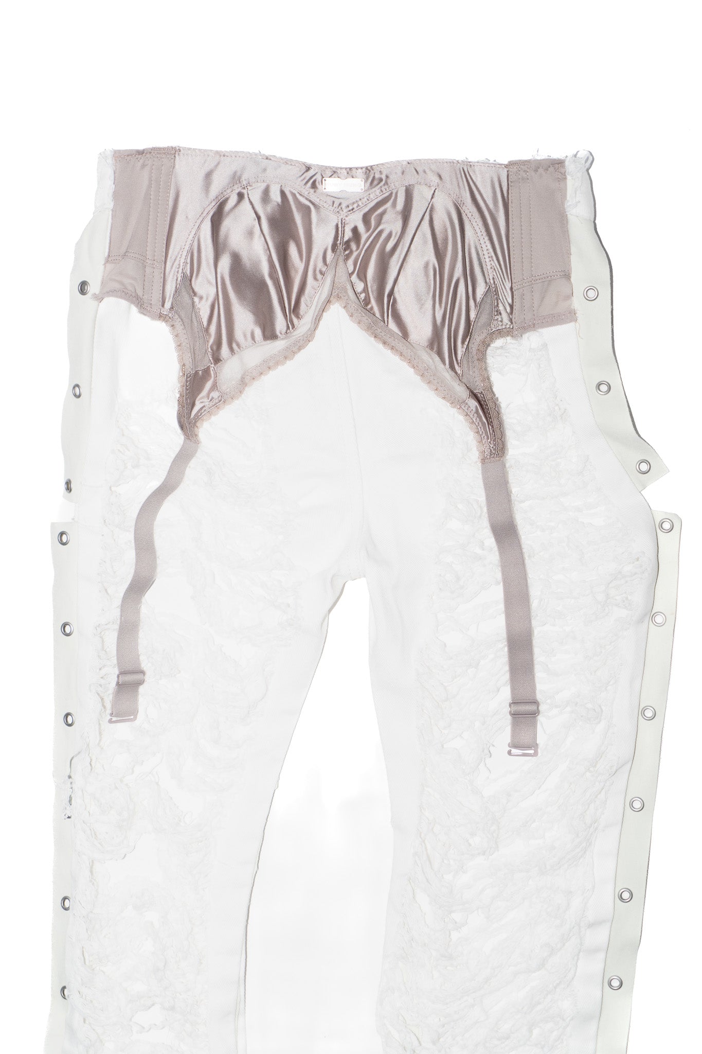 WHORE-MOAN RIPPED JEANS