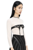 CRY BABY MESH BODYSUIT
