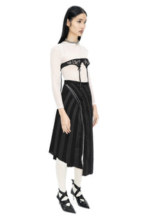 DEMURE MIDI SKIRT