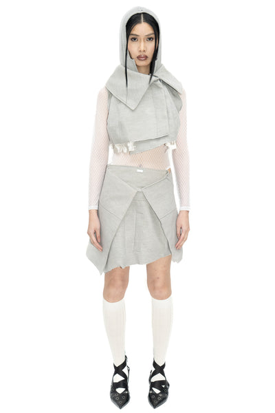 MOODY ASYMMETRIC SKIRT