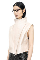 SNAPPY LEATHER VEST