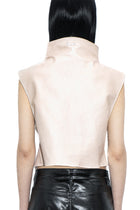 SNAPPY LEATHER VEST