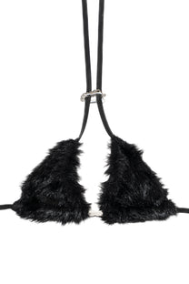 FIESTY FUR BRA