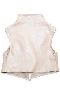 SNAPPY LEATHER VEST