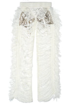 PMS WHITE KNIT TROUSERS