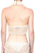 M.CLAUGHLIN HOOP HALTER TOP