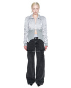 WIDE OPEN CUT-OUT JEANS