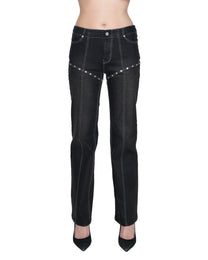 CONTOUR STUDDED JEANS