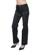 CONTOUR STUDDED JEANS
