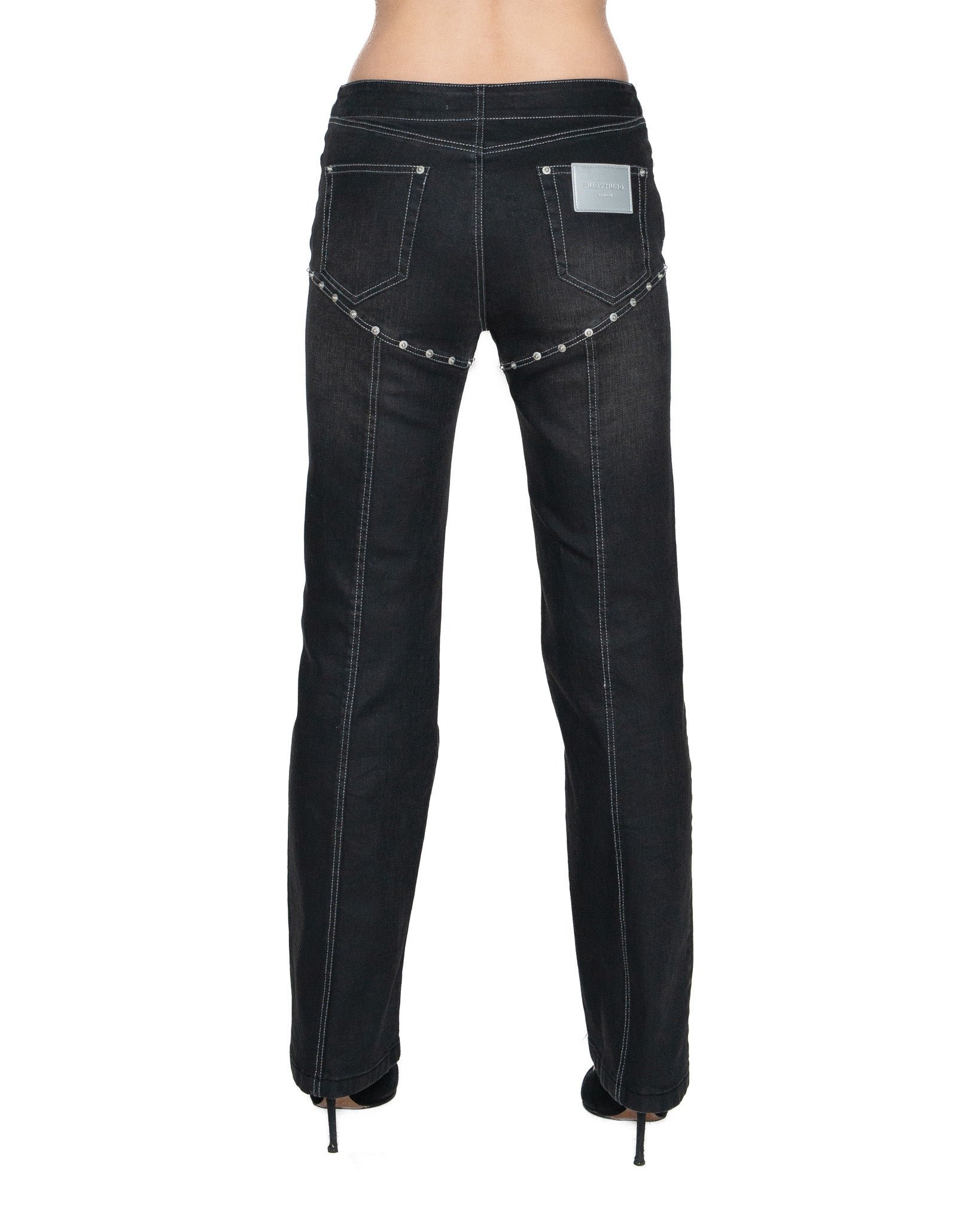 CONTOUR STUDDED JEANS