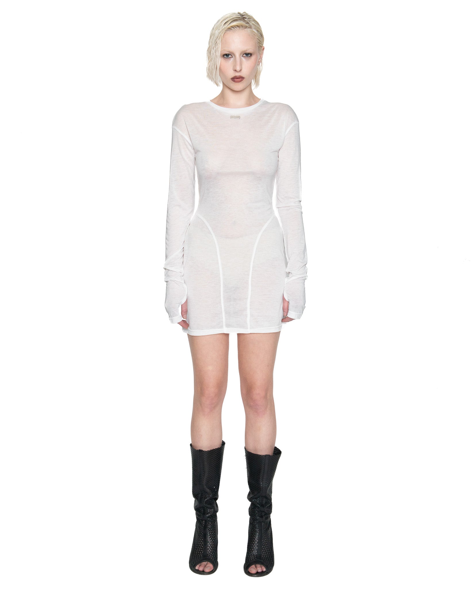 LIMINAL JERSEY MINI DRESS