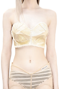 MUSE LEATHER BRA