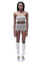 TULLY STRIPEY MINI SHORTS