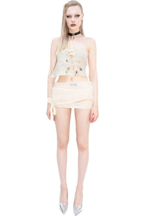 MOHAIR SCARF MINI SKIRT
