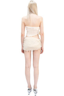 MOHAIR SCARF MINI SKIRT