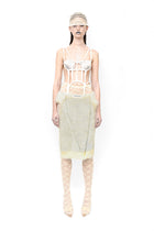 TONE CUTOUT PENCIL SKIRT